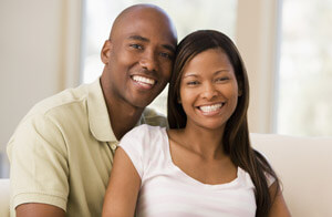 couple with great smiles