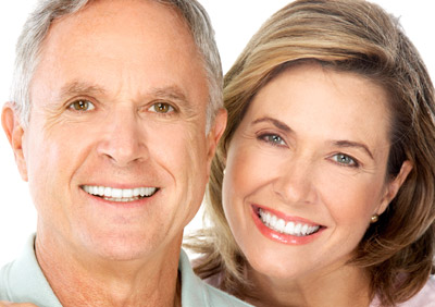 middle-aged man and woman with good teeth